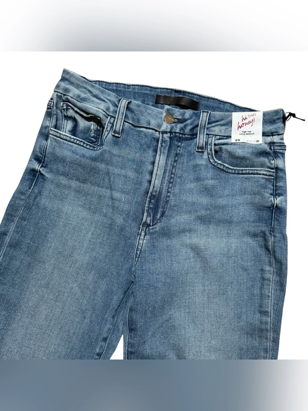 Joe's Jeans Hi ( Rise) Honey High Rise Curvy Bootcut Denim Blue Daybreak 29 NWT